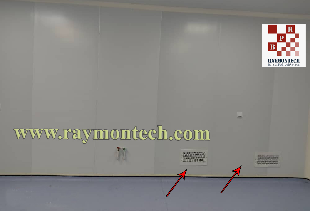 دریچه های برگشت دیواری مخصوص کلینروم گروه رایمون