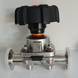 شیر دیافراگمی استنلس استیل 316L سایز 25