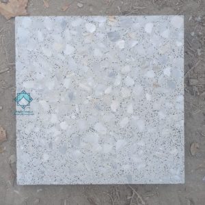 موزاییک چینی نمره 5 – زمینه طوسی و سنگ سفید