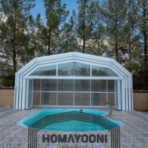 سقف متحرک استخر سقف متحرک المینیومی در مازندران