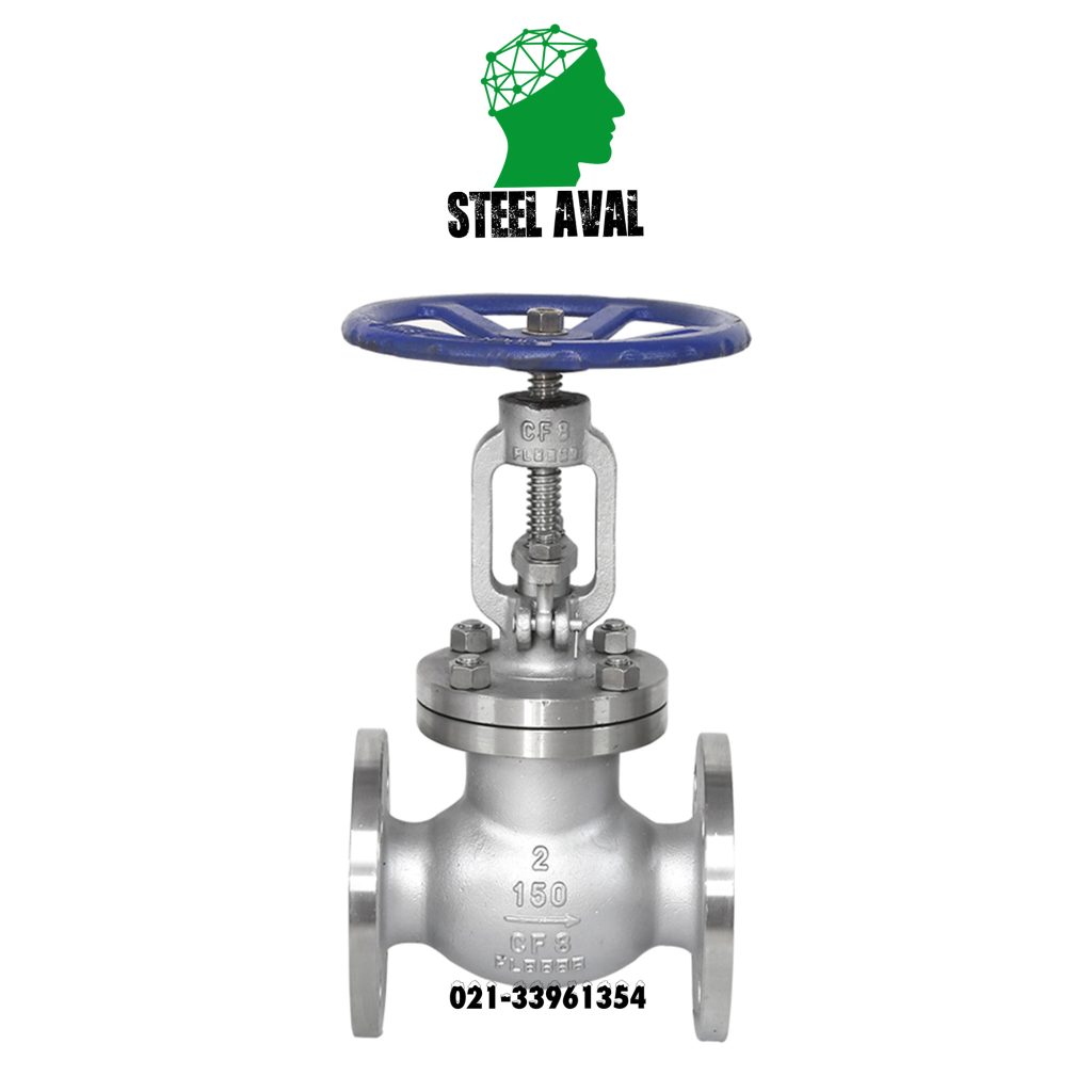 شیر سوزنی دنده ای استنلس استیل کلاس 150