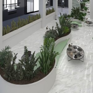 مبلمان شهری فایبرگلاس زرین کار