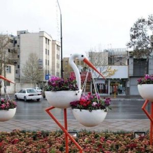 فلاورباکس طبقاتی و پایه دار فایبرگلاس زرین کار