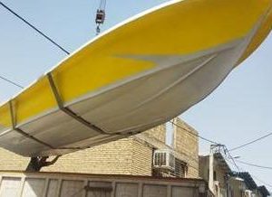 قایق های باری و صیادی فایبرگلاس