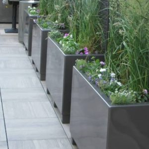 گلدان های فایبرگلاس طرح مستطیل