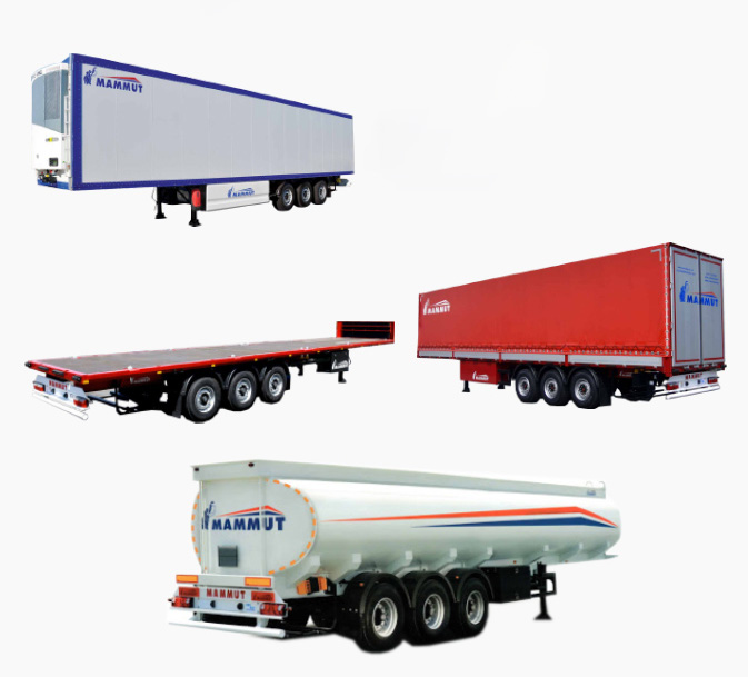 فروش تریلرهای تولید شرکت ماموت