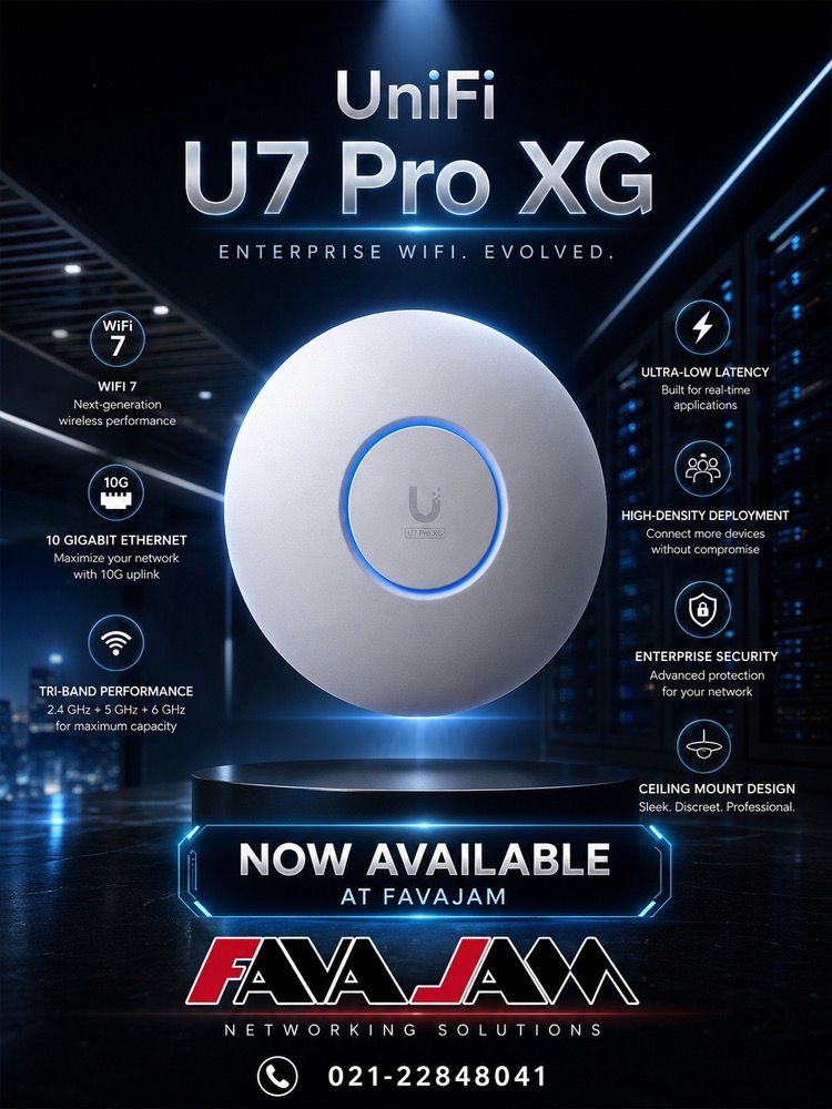 اکسس پوینت UniFi U7 Pro XG