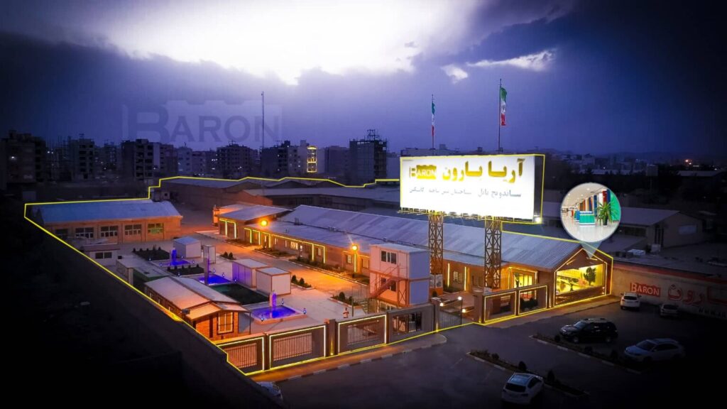 کیفیت بی‌رقیب اروپایی: ساندویچ پانل سقفی یک سانتی مدل ایتالیا در مجموعه آریابارون