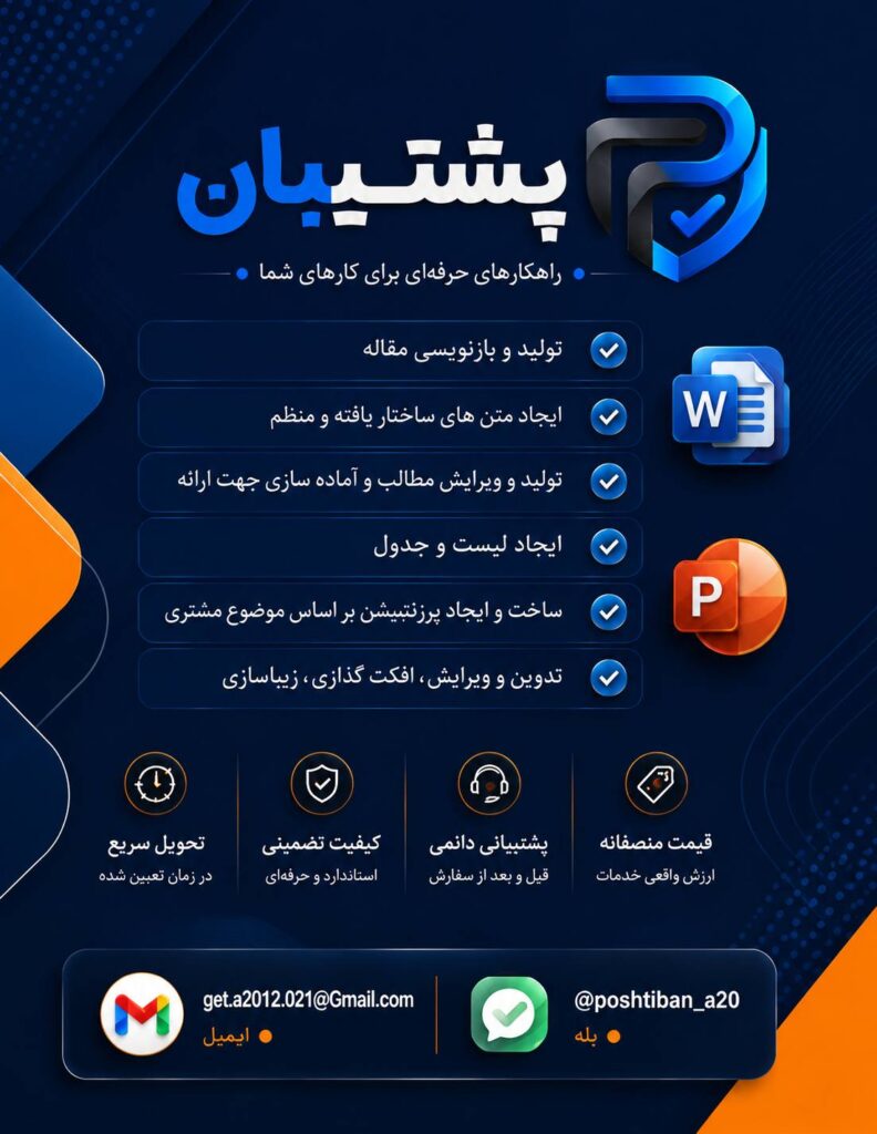 واحد آنلاین خدمات پـشتیـبان – افکت گذاری ، بازنویسی و …(آیدی بله در پوستر منقضی شده)