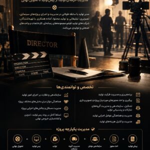 مدیر تولید سینما و پروژه‌های تصویری